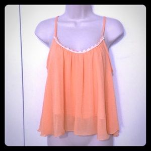 Cute boho flowy cropped Cami